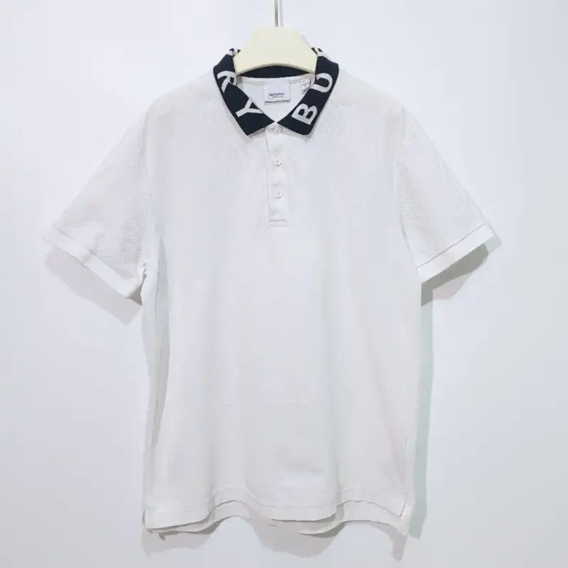 Burberry Burberry Women's White Cotton Polo Size XL / US 12-14 / IT 48-50 - 1 Thumbnail