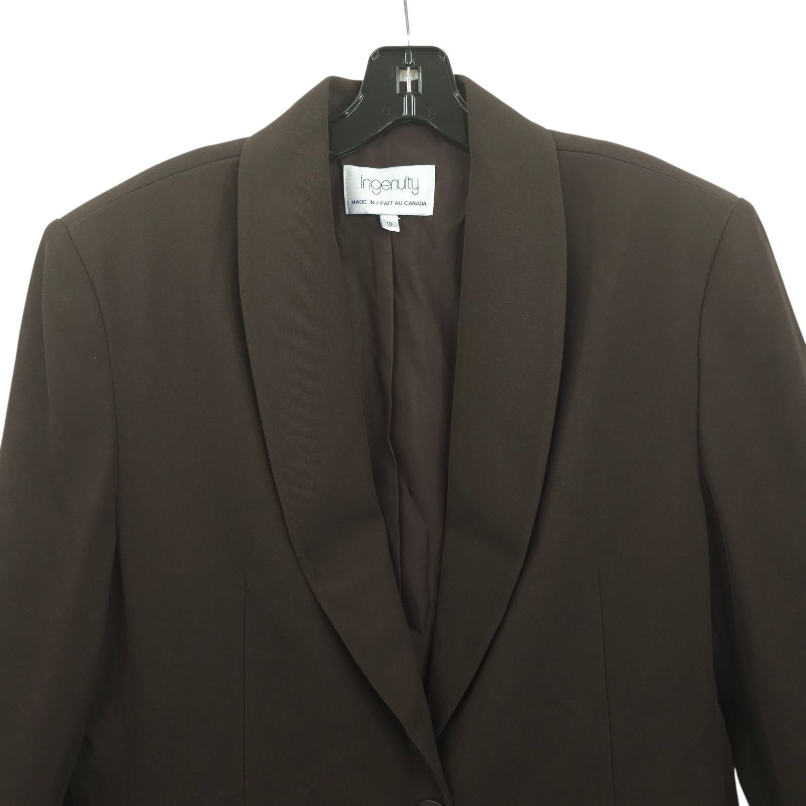 Other Ingenuity Blazer Jacket 18 Quiet Luxury Minimalist Workwear Size XXL / US 16-18 / IT 52-54 - 9 Thumbnail