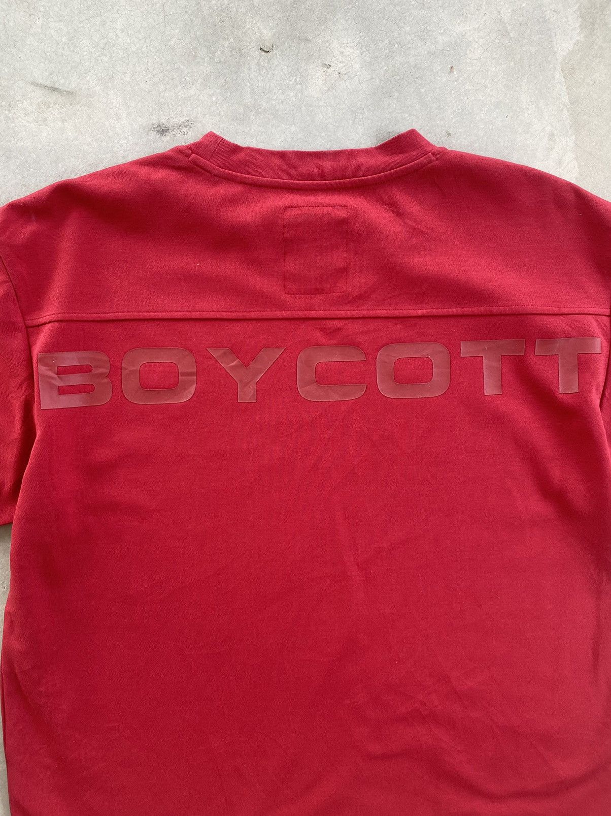 Boycott × Vintage BOYCOTT SPELLOUT MONOTONE TEE Size US M / EU 48-50 / 2 - 5 Thumbnail