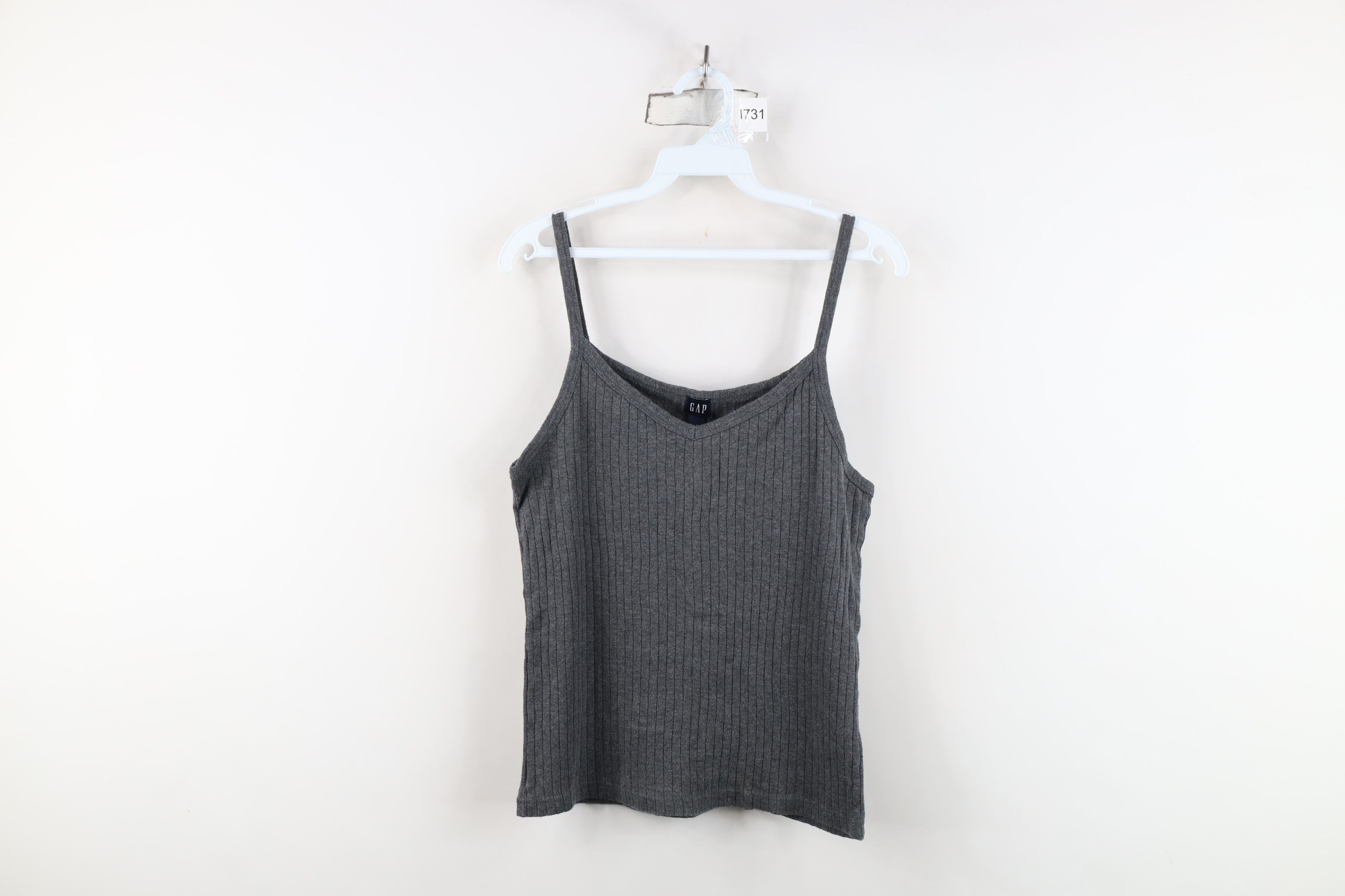 Gap Vintage 90s Gap Babydoll Ribbed Knit Tank Top T-Shirt USA Size L / US 10 / IT 46 - 1 Thumbnail