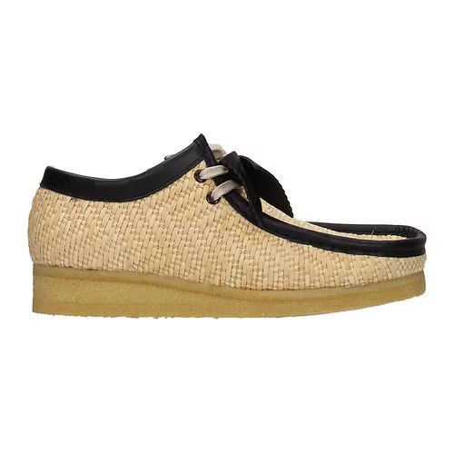 ob1o1e0324 Lace up Monkstrap in Beige & Natural