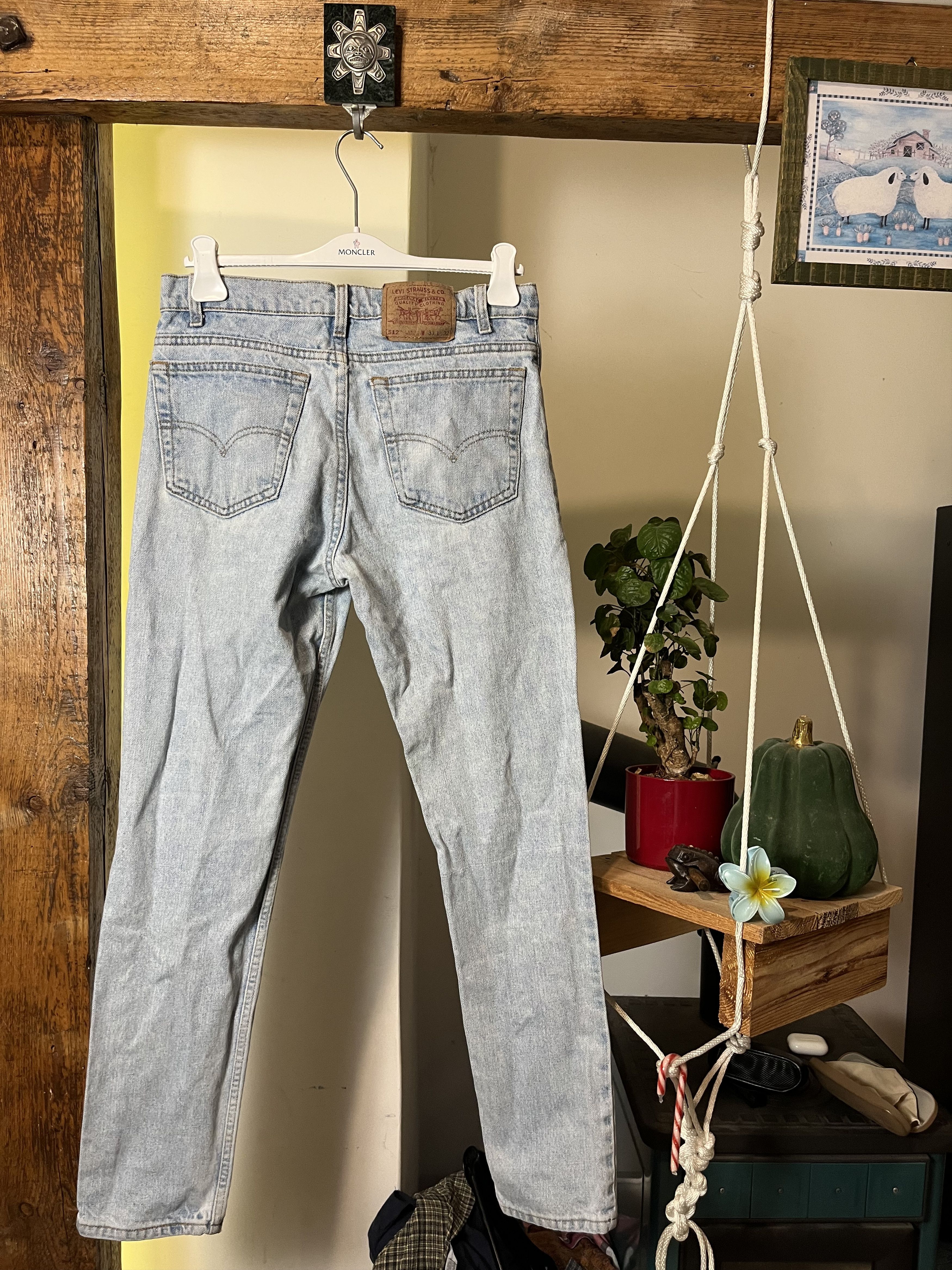 Levi's × Levi's Vintage Clothing × Vintage 1995 Vintage Levis 512 Made in USA Slim Fit Tapered leg Size US 33 - 2 Thumbnail