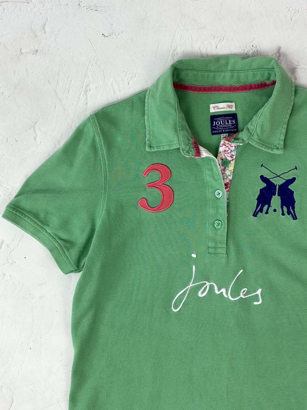 Polo Ralph Lauren Vintage Joules Classic Fit Green Polo Size M / US 6-8 / IT 42-44 - 4 Thumbnail