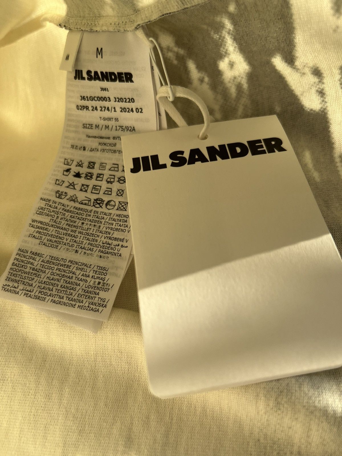 Jil Sander Jil Sander Jumping Boy Logo Tshirt Size US M / EU 48-50 / 2 - 4 Thumbnail