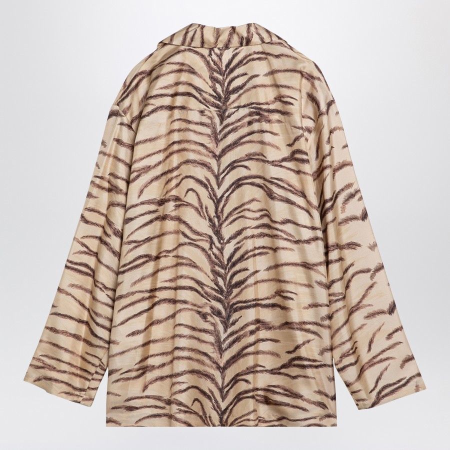 Stella McCartney o1d2blof1024 Print Shirt in Beige Size S / US 4 / IT 40 - 2 Thumbnail