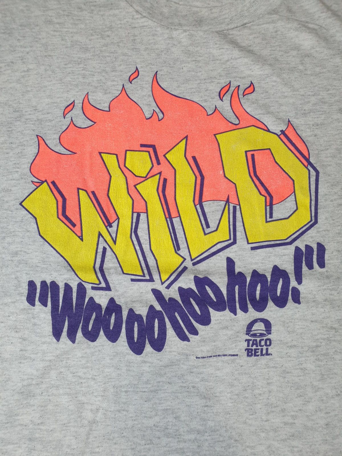 Vintage Vintage Taco Bell Promo Tshirt Jerzees Single Stitch Size US XXL / EU 58 / 5 - 3 Thumbnail