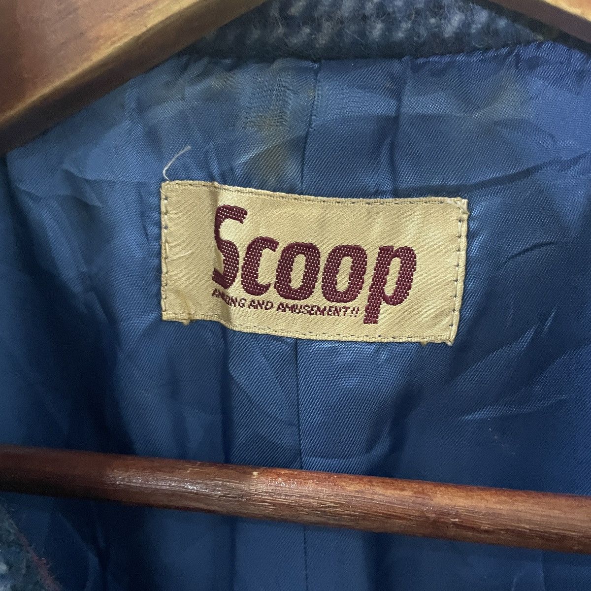 Japanese Brand Vintage Scoop Wool Coat Jacket Size US L / EU 52-54 / 3 - 5 Thumbnail