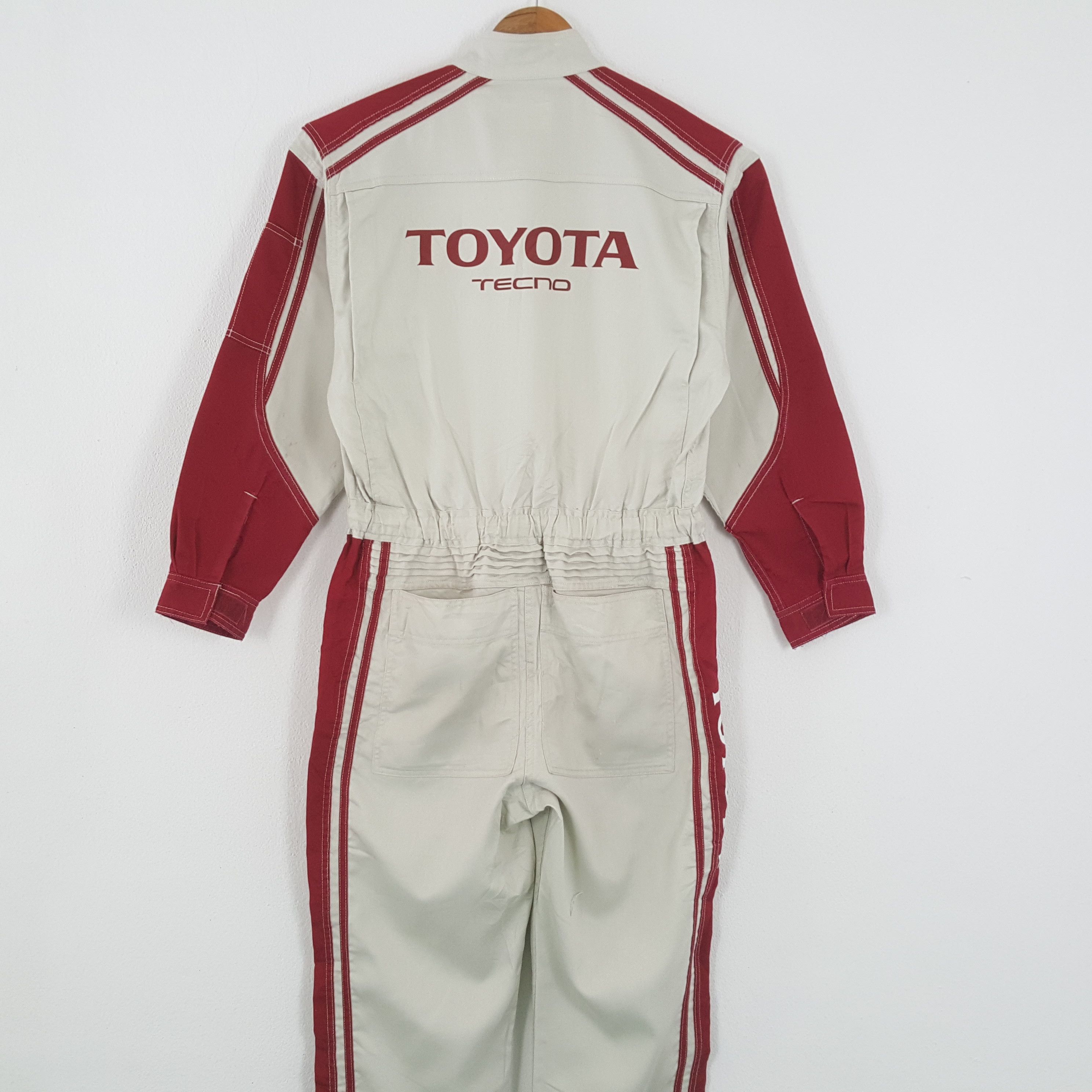 Vintage Vintage TOYOTA TECNO Japanese Racing Team Coerall Jacket Size US M / EU 48-50 / 2 - 2 Thumbnail