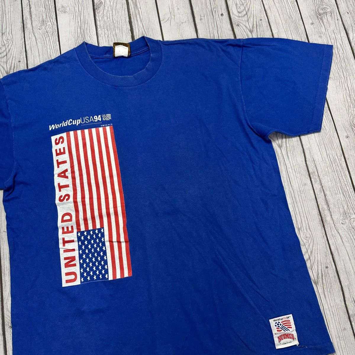 Nutmeg Vintage 1994 World Cup United States tee Size US XL / EU 56 / 4 - 3 Thumbnail