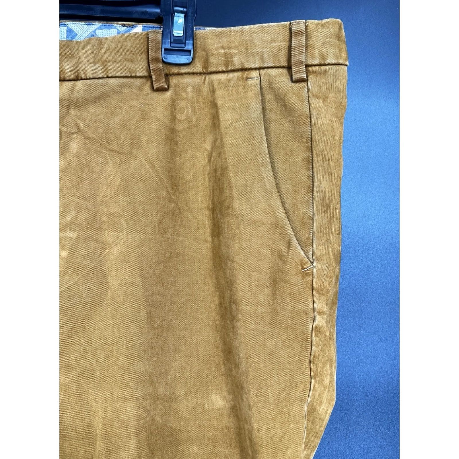 Velvet Meyer Velvet Pants Mustard 40x30 Men’s Velvet Chino Bonn Belt Button Closure City Hipster Motorcycle Rock Southwestern Germany Mens Size US 40 / EU 56 - 4 Thumbnail