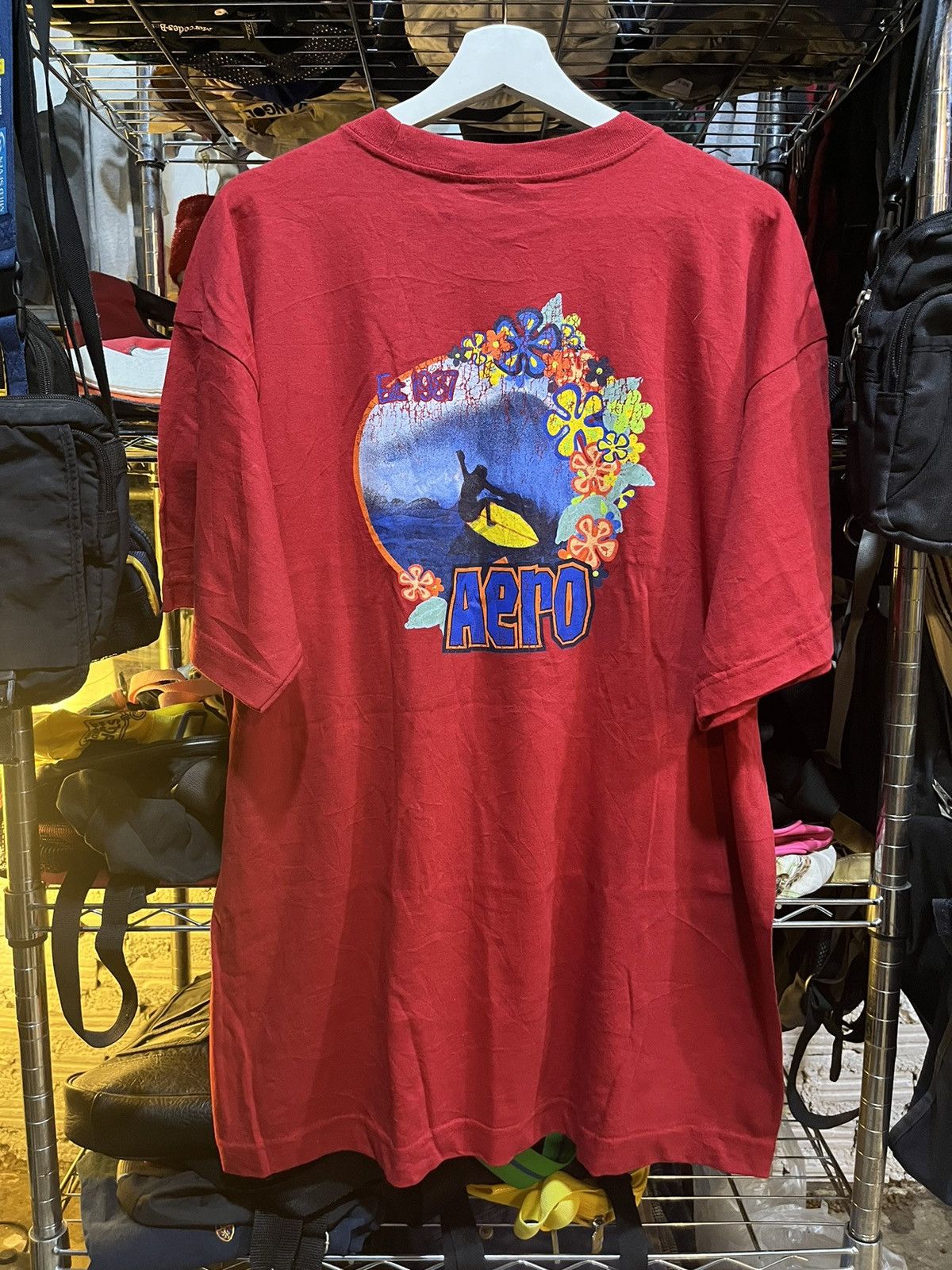 Aeropostale × Vintage Aeropostale Surfboard Photo Tee Size US XL / EU 56 / 4 - 2 Thumbnail