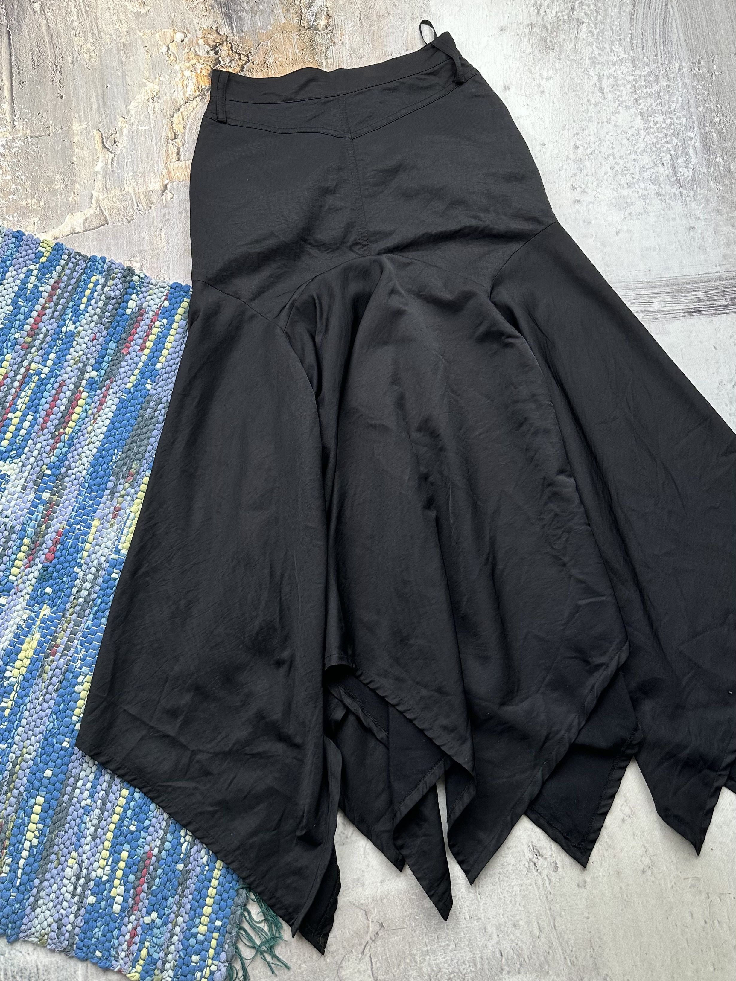 Japanese Brand Vintage Asymmetry Super Flare Skirt A491(350) Size 25" / US 0 / IT 36 - 5 Thumbnail