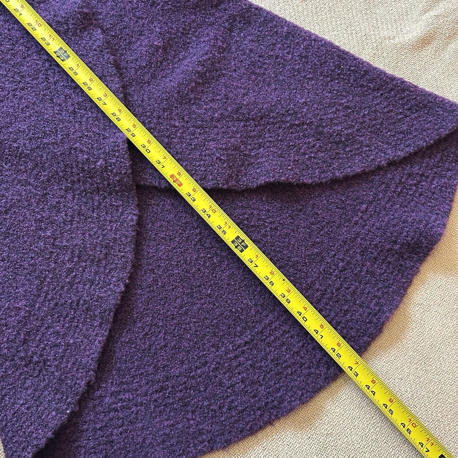 Other Lafayette 148 Purple Wool Duster Cardigan Sweater Jacket Size L / US 10 / IT 46 - 6 Thumbnail