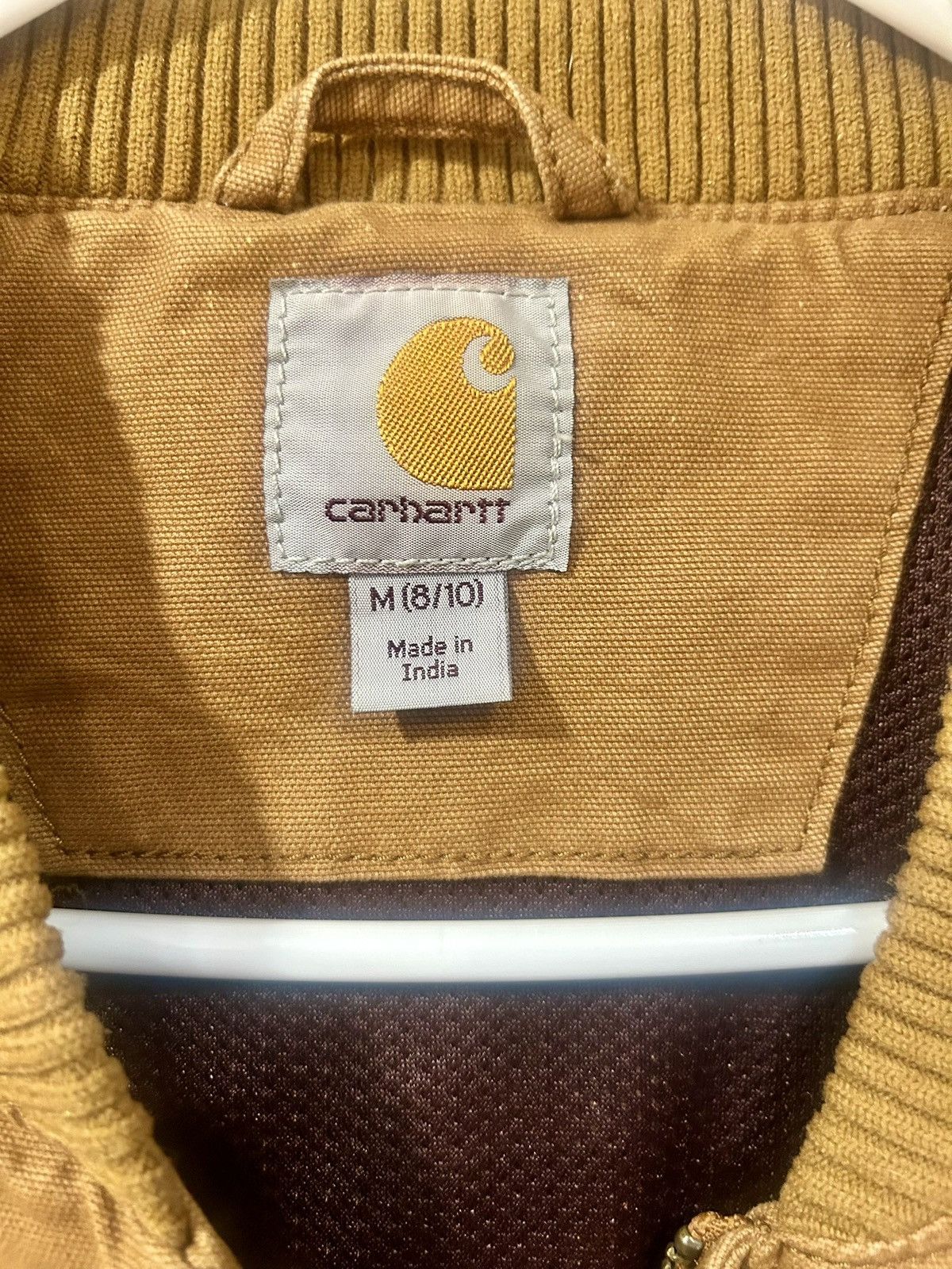Carhartt Carhartt Bomber Jacket Medium (Unisex) Brown Duck Canvas Size US M / EU 48-50 / 2 - 2 Thumbnail