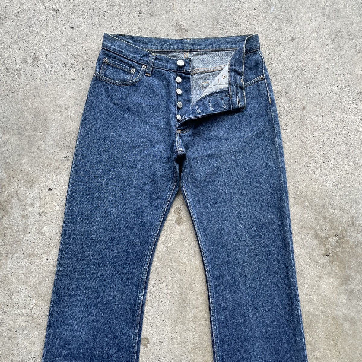 Helmut Lang 90s Vintage Helmut Lang Classic Cut BOOT Jeans Pants Denim Size US 29 - 3 Thumbnail
