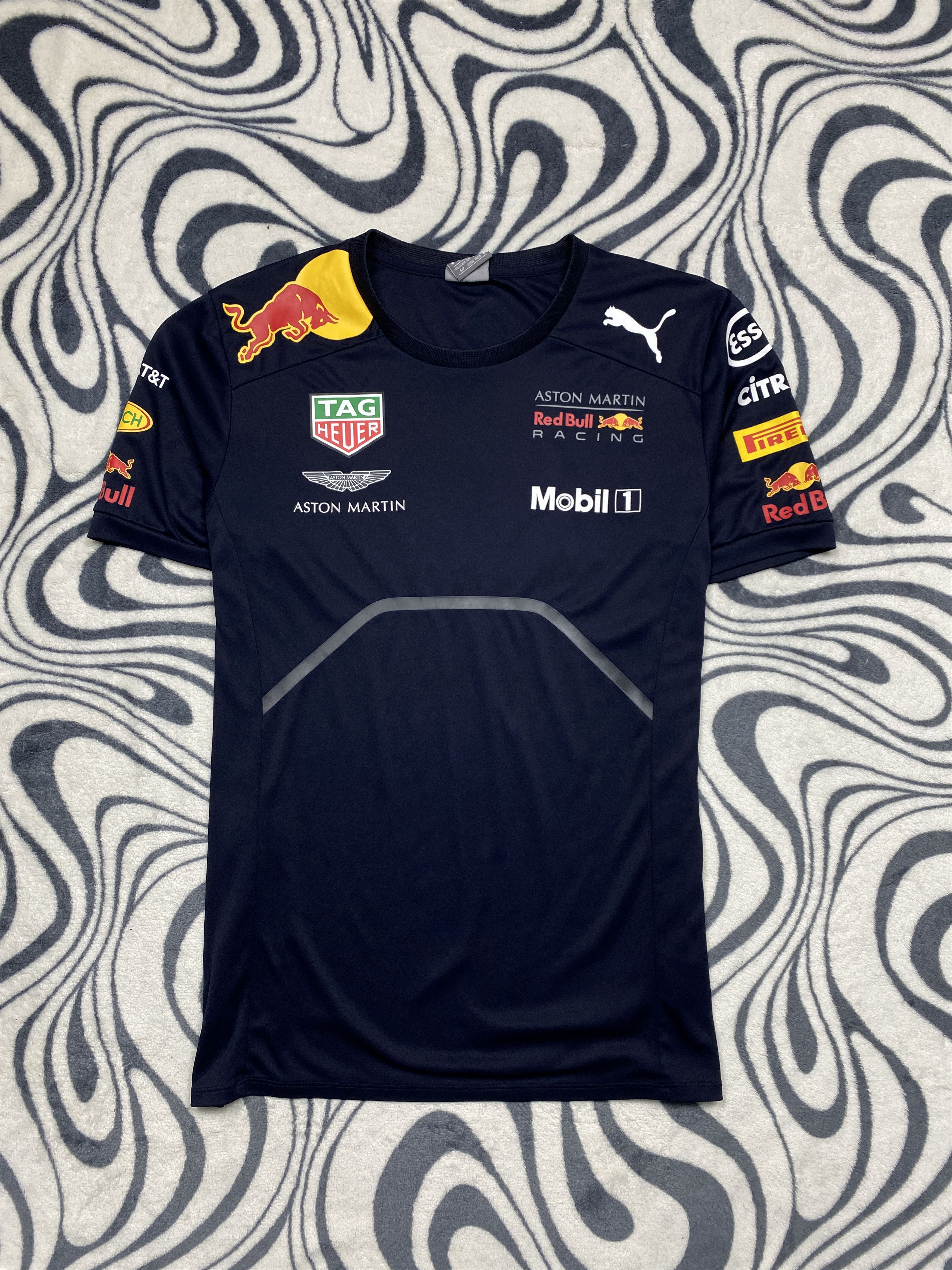 Puma × Red Bull Puma Red Bull Racing Aston Martin Mens Polo Shirt Size US S / EU 44-46 / 1 - 1 Thumbnail