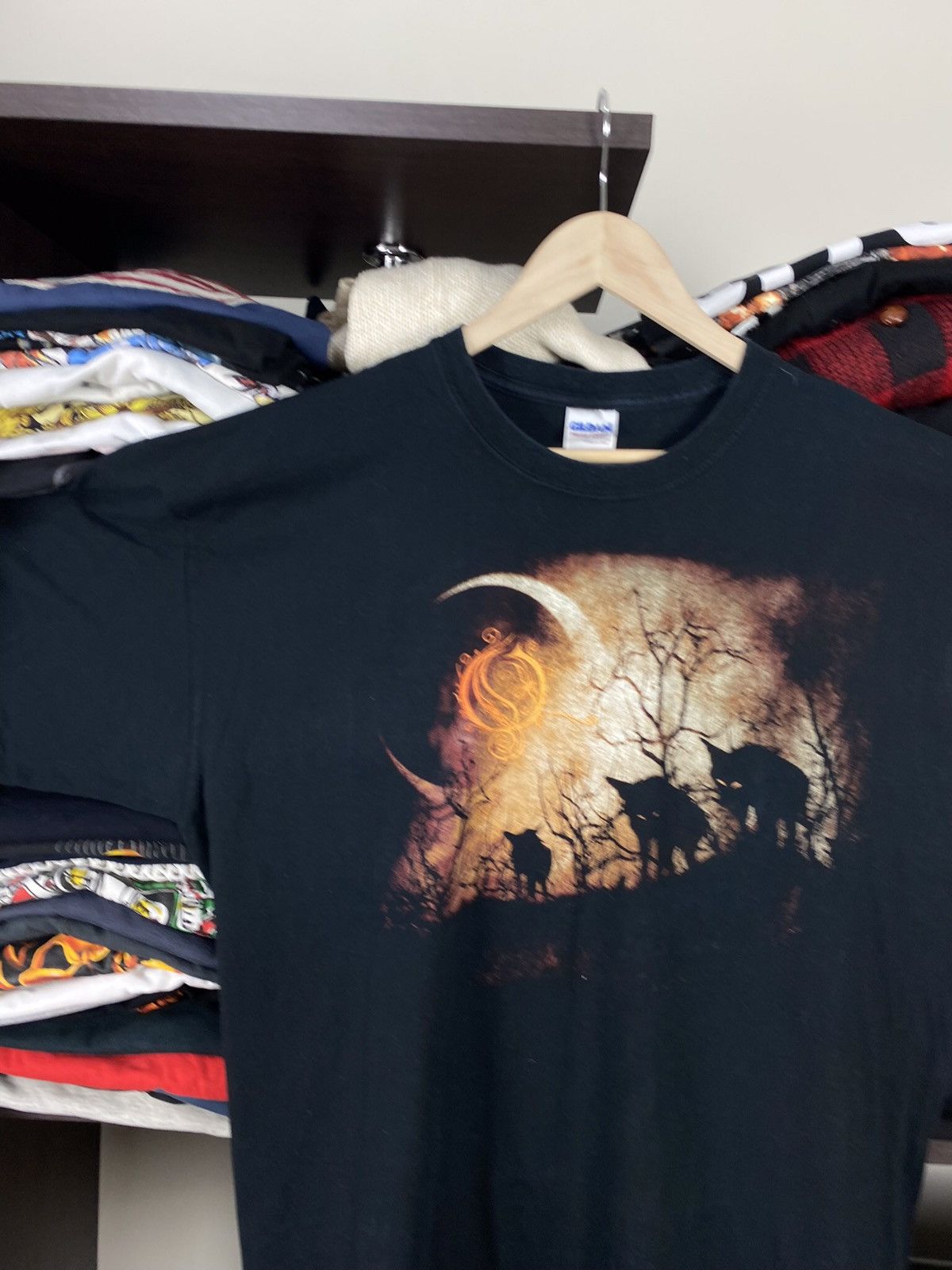 Japanese Brand × Vintage Vintage Y2K Steampunk Skeleton Wolf Fuck You Western Tee Size US XL / EU 56 / 4 - 7 Thumbnail