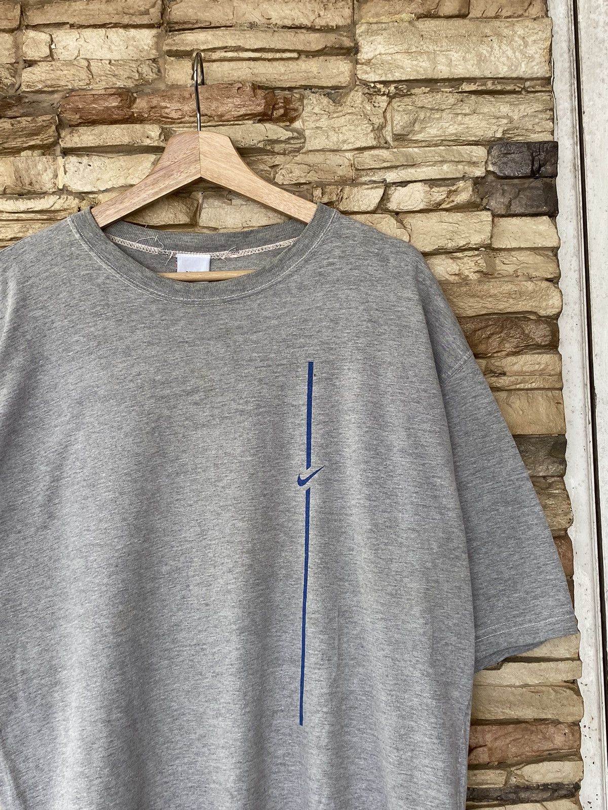 Nike × Vintage Vintage 90s Nike Athletics Tees Size US L / EU 52-54 / 3 - 3 Thumbnail