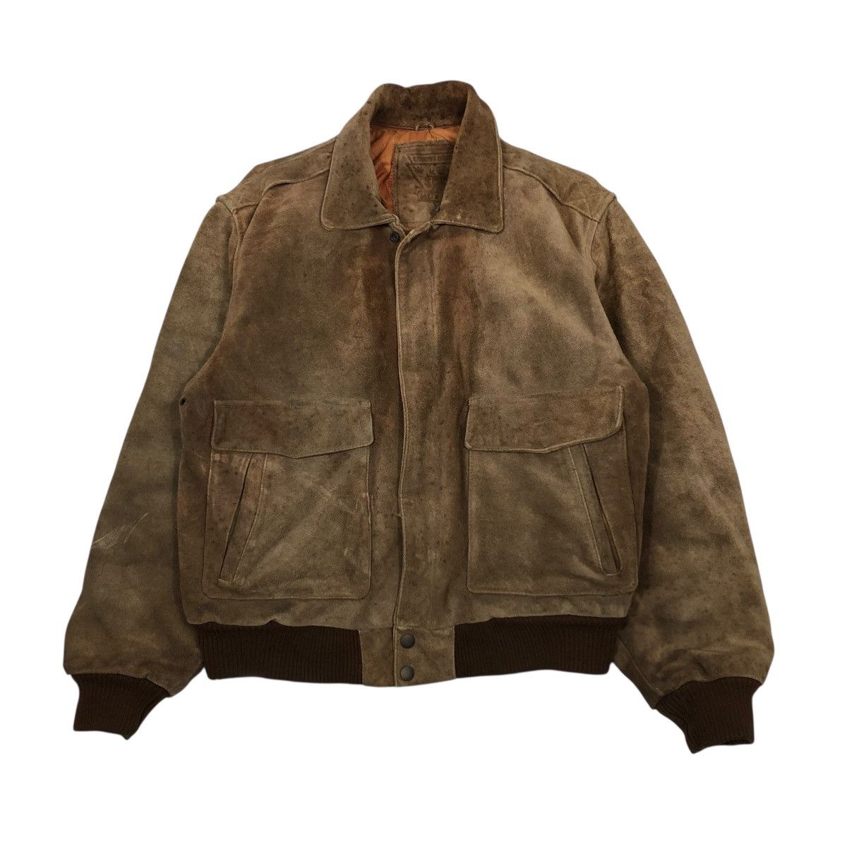 Japanese Brand 🔥VINTAGE GENUINE LEATHER BOMBER JACKET MUV BIRN ISSEY MIYAKE Size US M / EU 48-50 / 2 - 1 Thumbnail