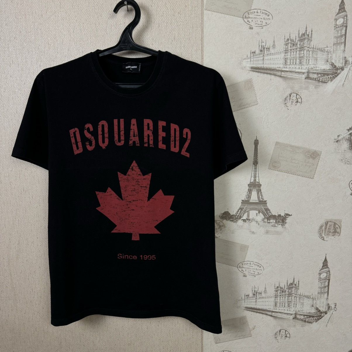 Dsquared2 Dsquared2 T shirt Logo Black Men XL Luxury Streetwear Size US XL / EU 56 / 4 - 5 Thumbnail