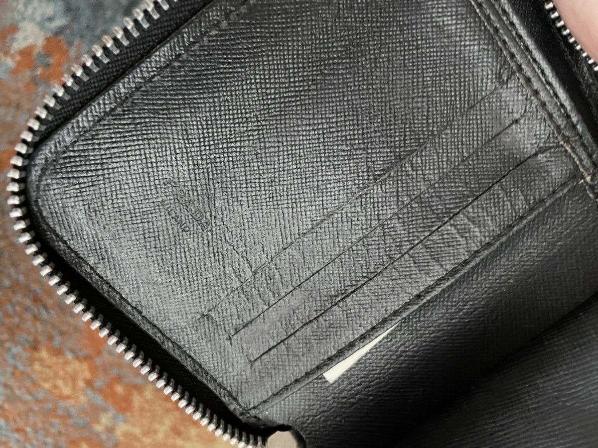 Prada Prada Milano Black Leather Zip Wallet Size ONE SIZE - 4 Thumbnail