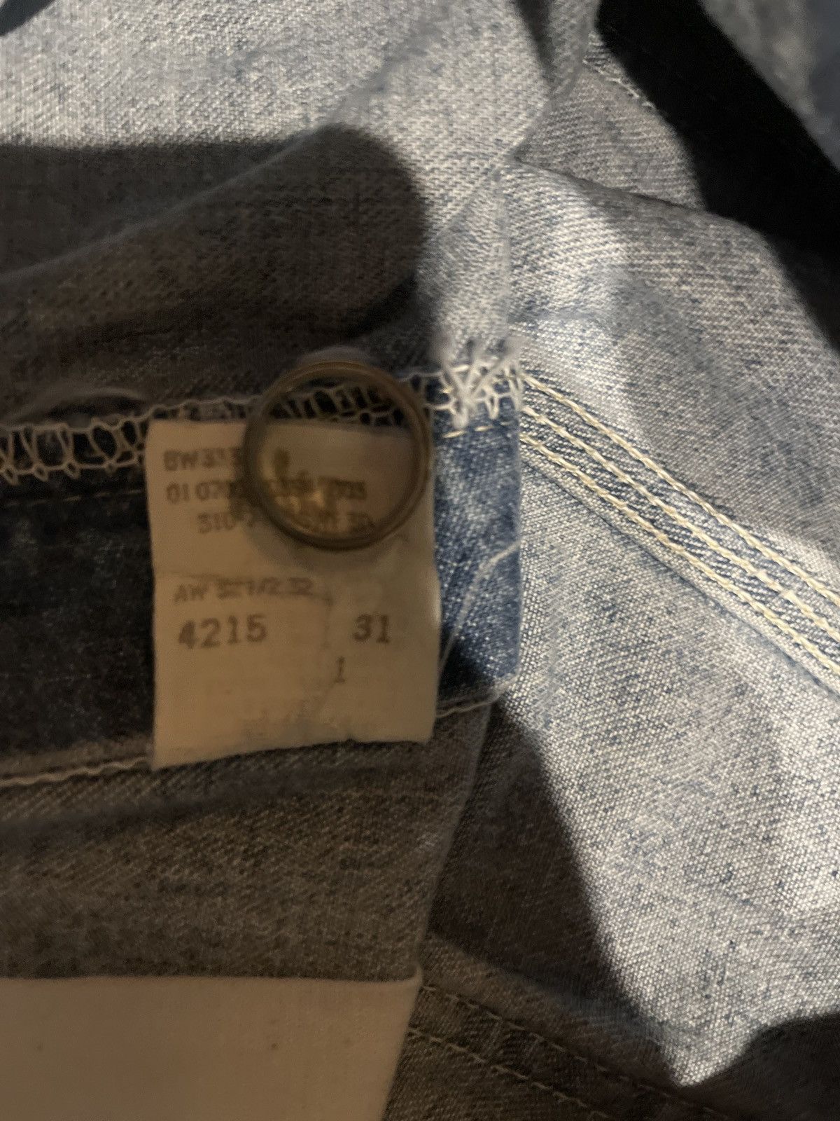 Lee vintage 90’s riveted by lee light wash carpenter jeans Size US 32 / EU 48 - 4 Thumbnail