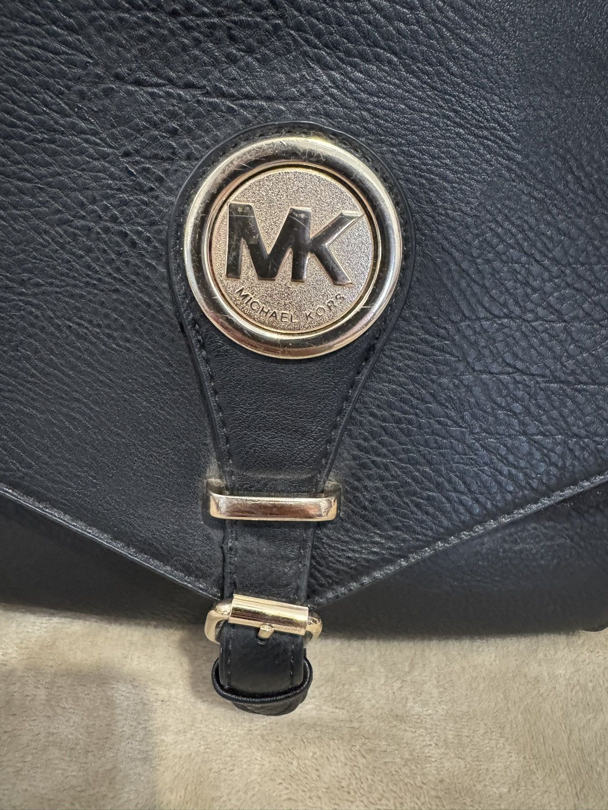 Michael Kors Michael Kors Women’s black leather shoulder cross body bag Size ONE SIZE - 2 Thumbnail