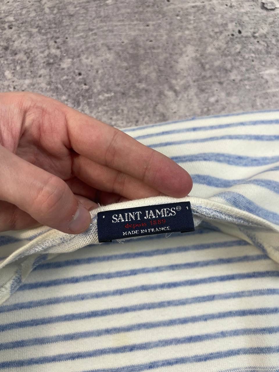 Saint James Vintage Saint James Stripped Long Sleeve Sweater Asap Rocky Size US M / EU 48-50 / 2 - 8 Thumbnail