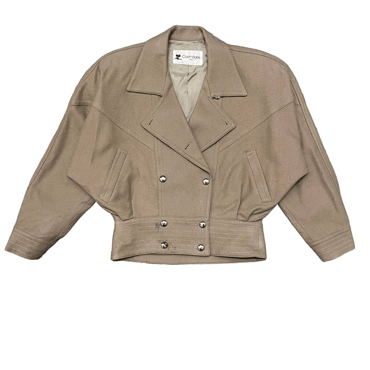 Courreges Vintage Courregers Paris Wool Jacket Size M / US 6-8 / IT 42-44 - 1 Thumbnail