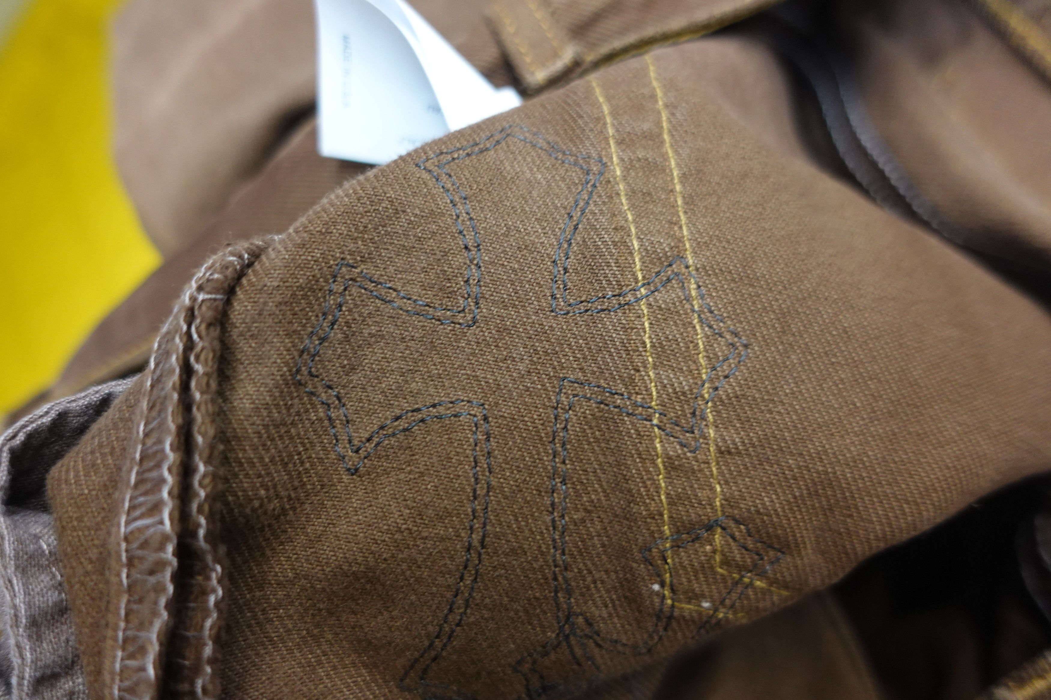 Chrome Hearts Chrome Hearts Cross Patch Denim Brown / Zebra Size US 36 / EU 52 - 12 Thumbnail