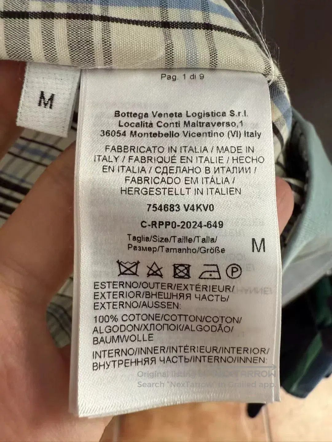 Japanese Brand Bottega Veneta New Double-Layer Short-Sleeve. Size US M / EU 48-50 / 2 - 4 Thumbnail