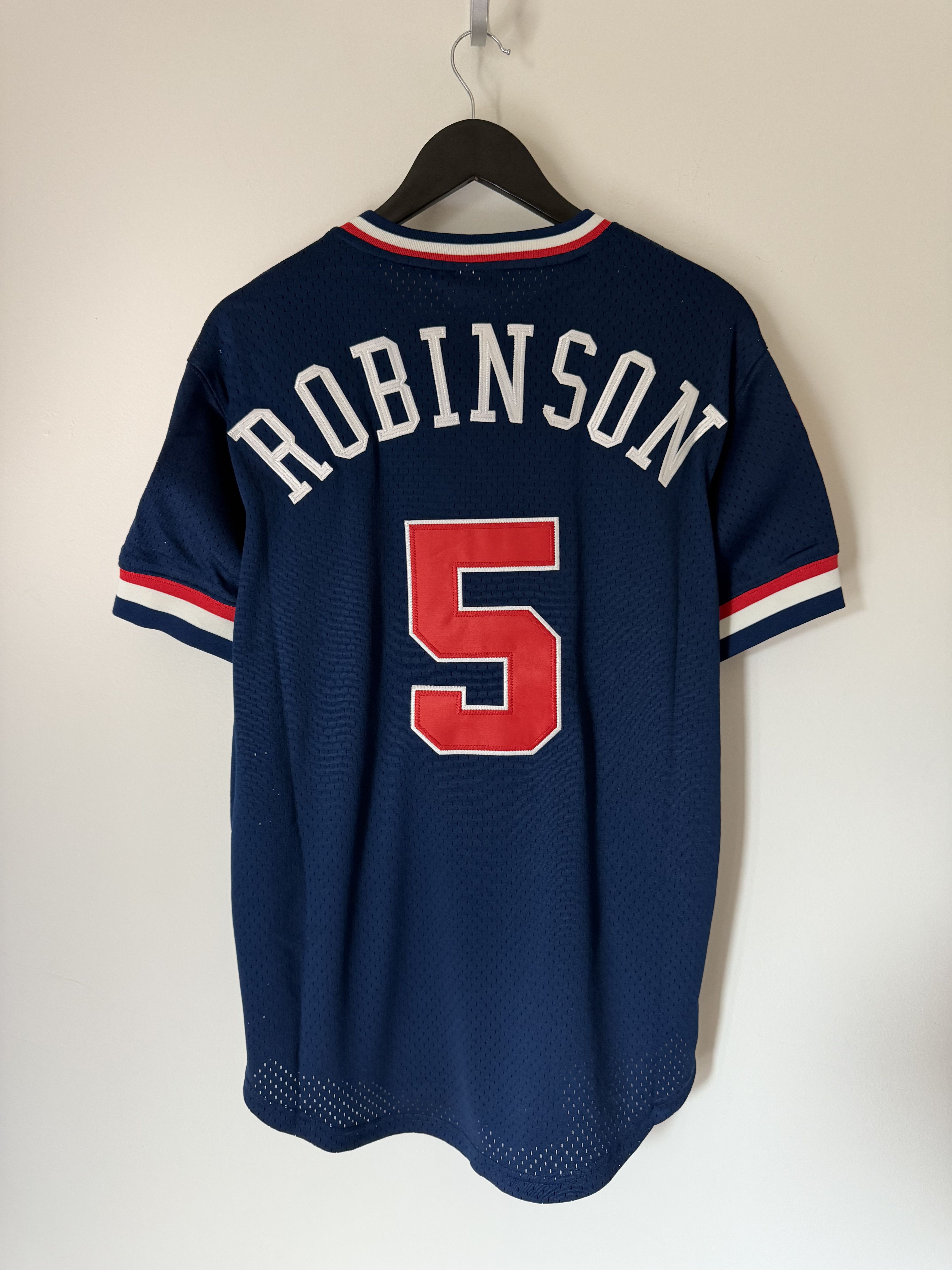 Ebbets Field Flannels Ebbets Field Jackie Robinson KC Monarchs V-Neck Jersey Size US M / EU 48-50 / 2 - 6 Thumbnail