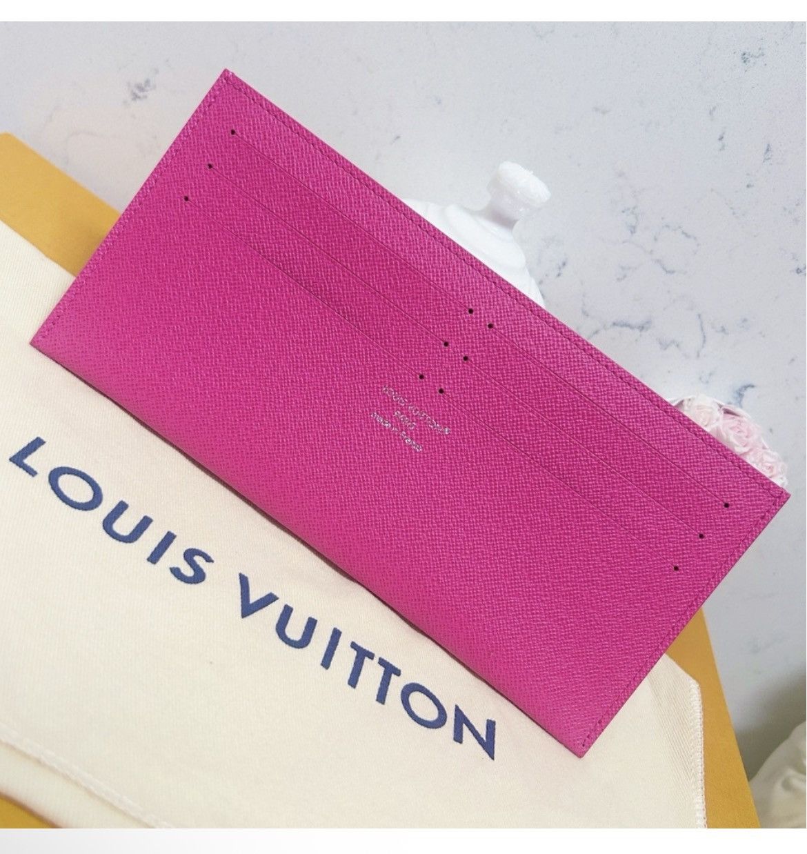 Louis Vuitton Authentic Louis Vuitton NEW Kirigami Card Holder FLUO Pink Size ONE SIZE - 11 Thumbnail