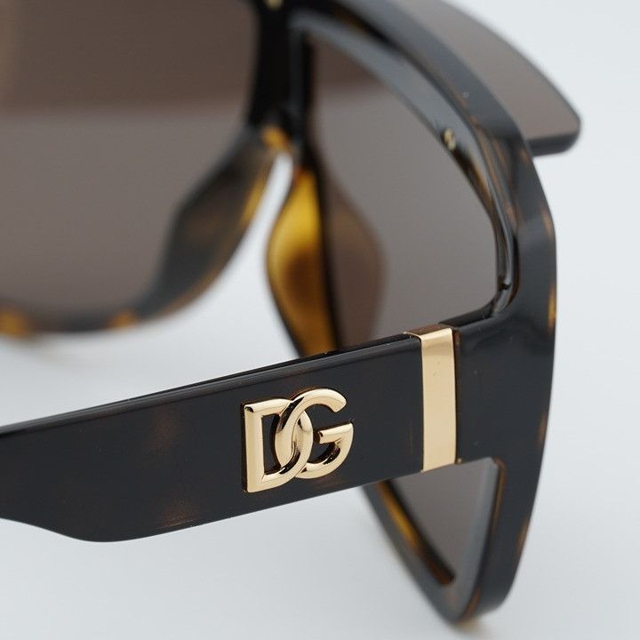 Dolce & Gabbana Dolce & Gabbana DG6205 502/73 Sunglasses Havana Square Frame Size ONE SIZE - 6 Thumbnail
