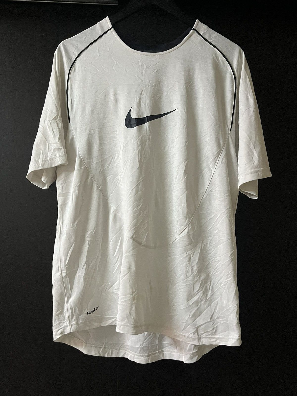 Nike × Vintage Nike big swoosh soccer jersey Size US XL / EU 56 / 4 - 1 Thumbnail