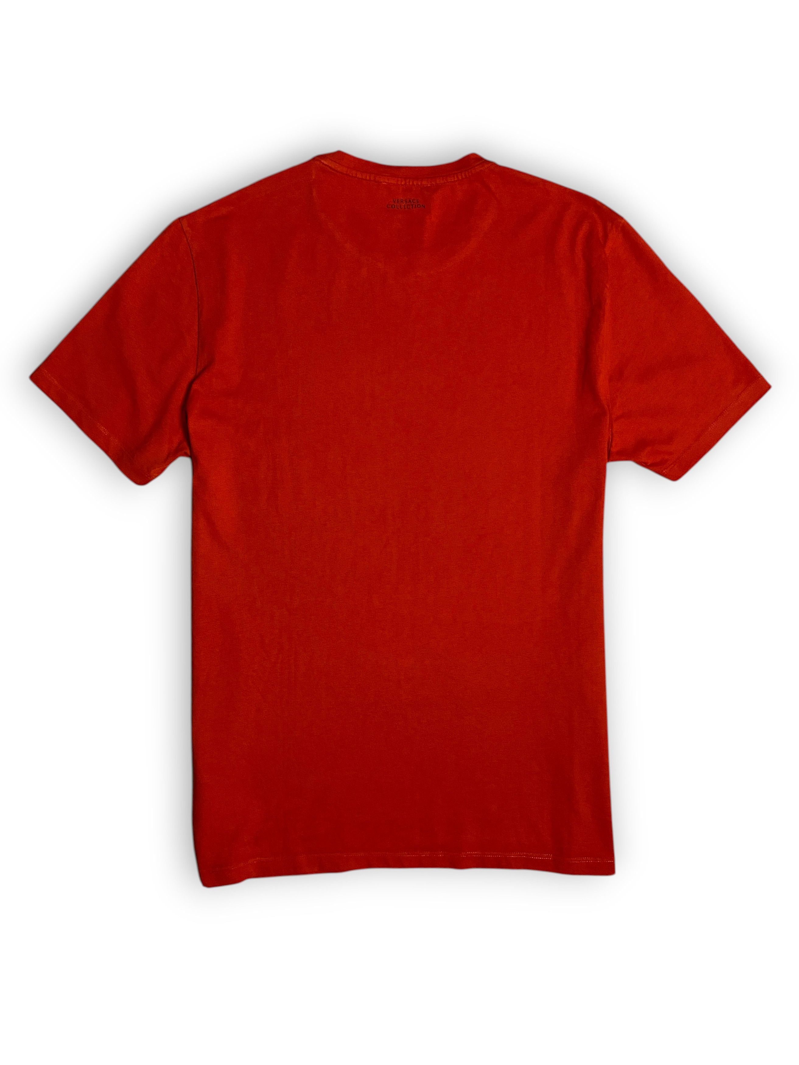 Versace Versace Red Gold Baroque Graphic Print Cotton T Shirt Tee Size US M / EU 48-50 / 2 - 8 Thumbnail