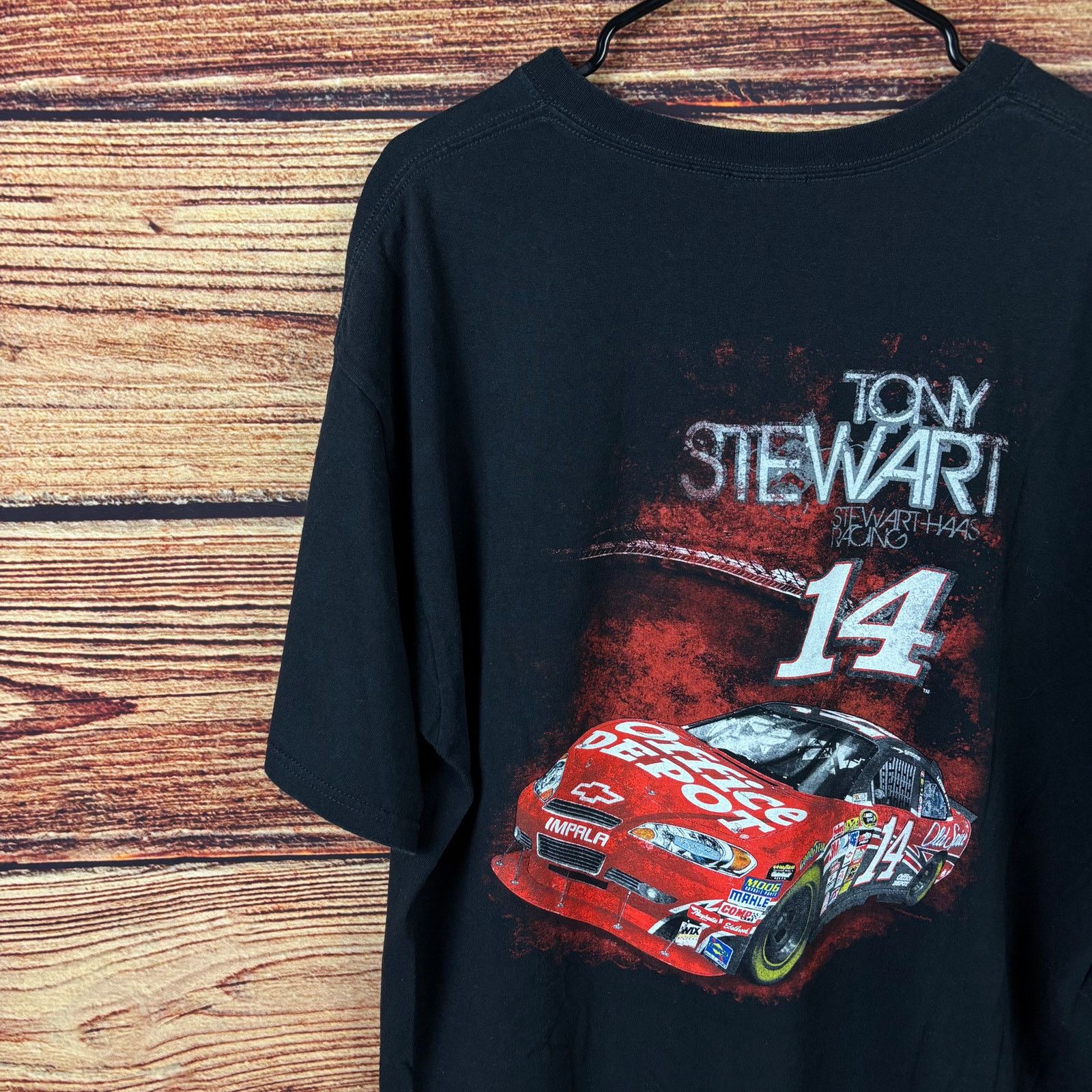 NASCAR × Vintage 2010 Tony Stewart Office Depot Nascar Racing T-shirt Size US XL / EU 56 / 4 - 7 Thumbnail