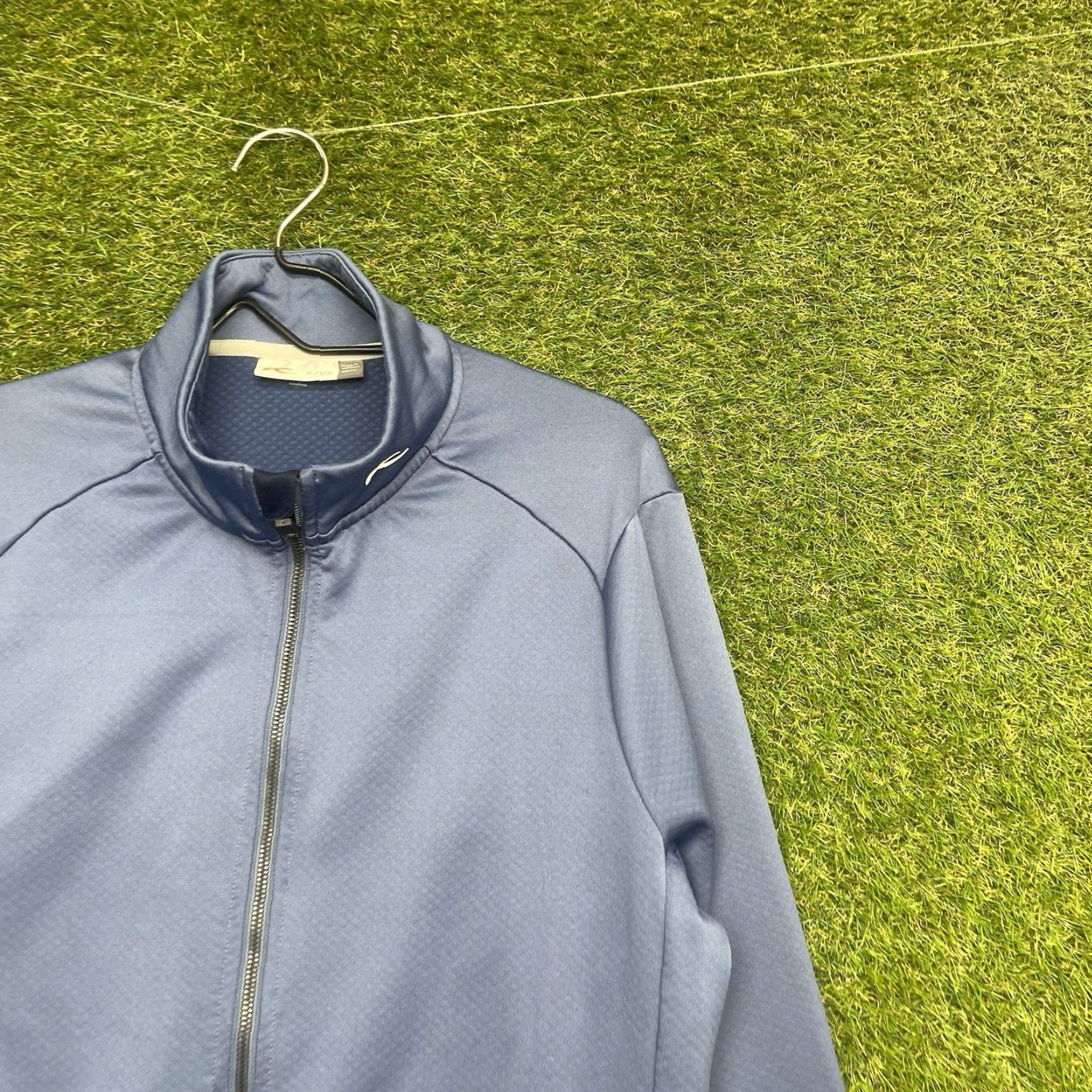 KJUS Kjus Jacket Mens M Blue Full Zip Performance Duwin 3D Midlayer Golf Tech Jacket Basic Blue Solid 3D American Sports USA Mens Size US M / EU 48-50 / 2 - 2 Thumbnail