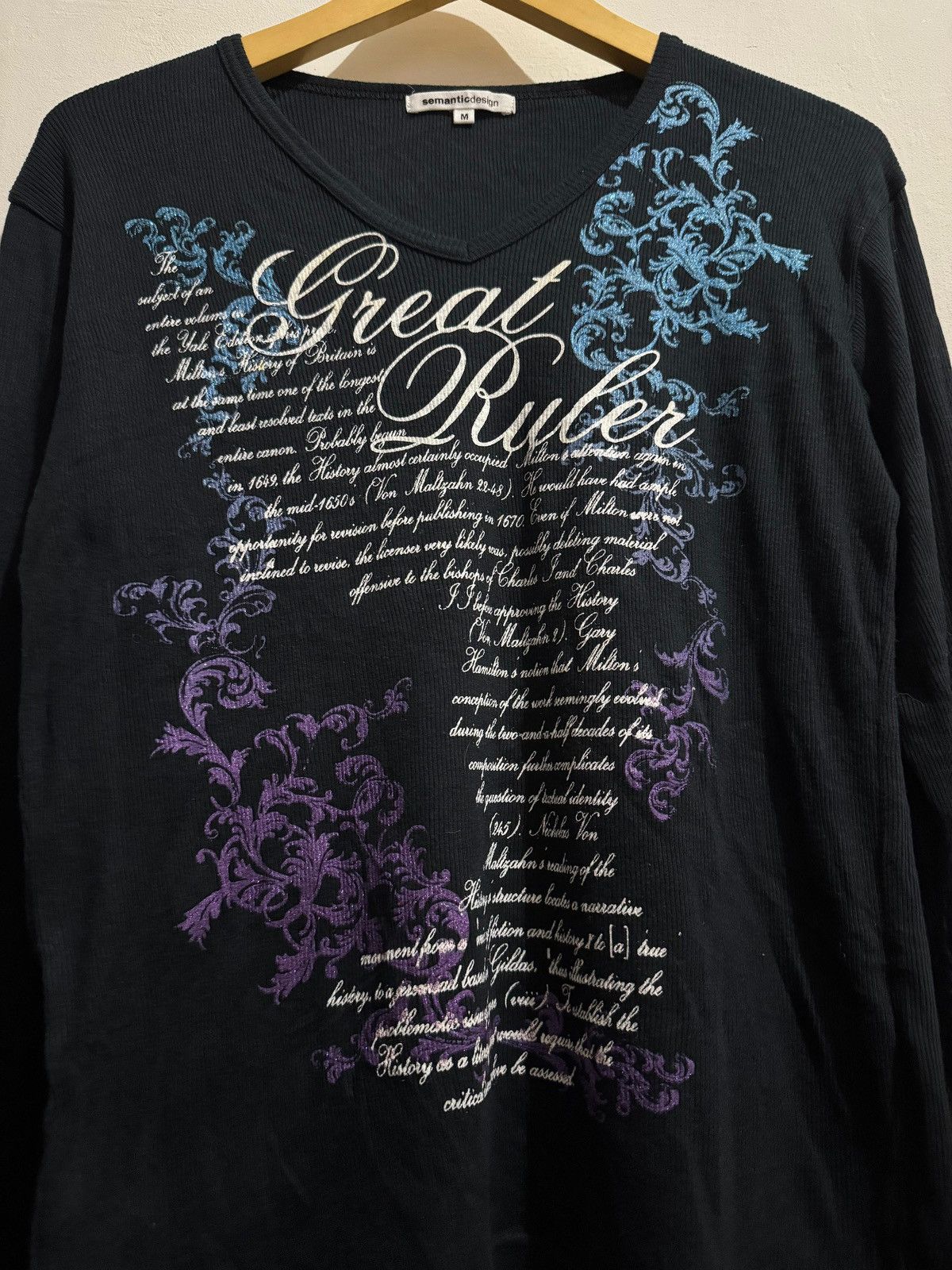 semanticdesign Y2k Semantic design ifsixwasnine style knit longsleeve Size US M / EU 48-50 / 2 - 3 Thumbnail