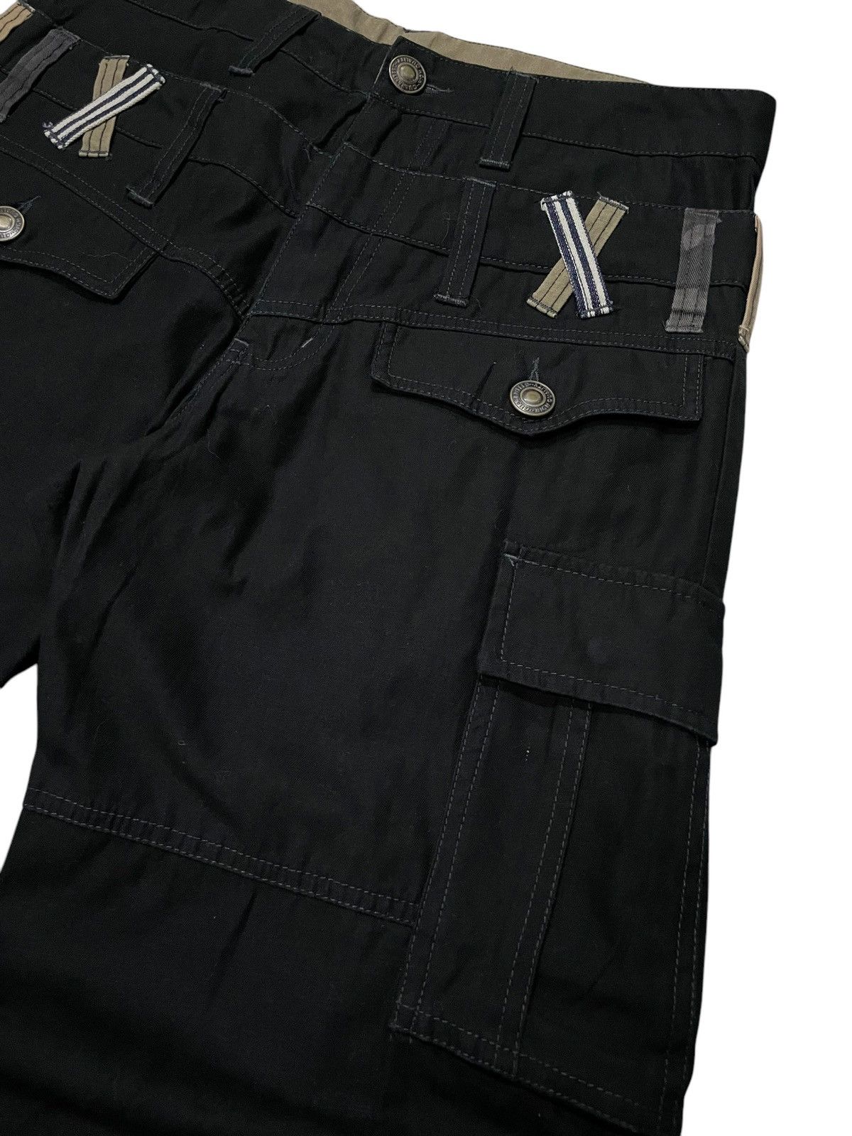 Hysteric Glamour × Japanese Brand × Vintage Vintage Japanese Double Waist Baggy Loose Pants Size US 30 / EU 46 - 8 Thumbnail
