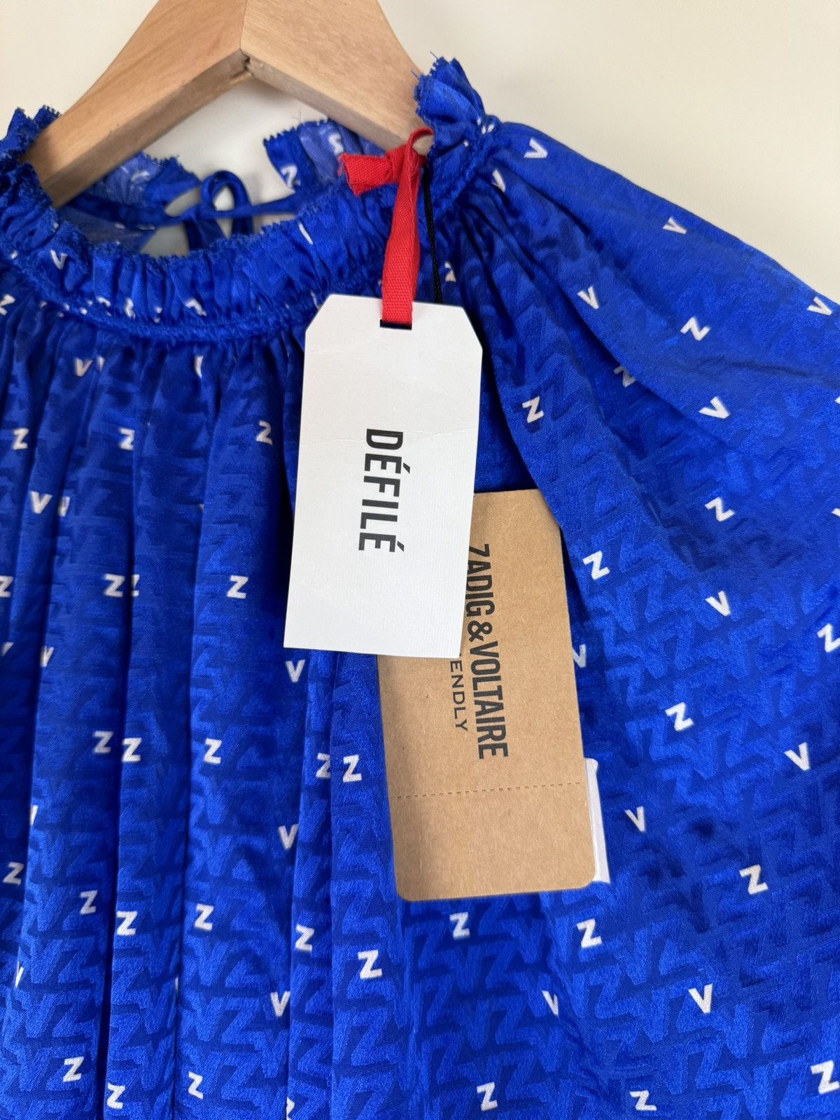 Other Zadig Voltaire defile rock punk silk logo monogram dress S Size S / US 4 / IT 40 - 10 Thumbnail