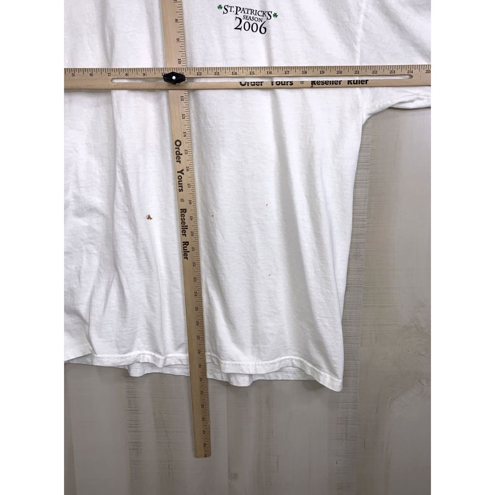 Anvil VINTAGE Anvil T-Shirt Men XL White Y2K St Patrick’s Season Harp Guinness Smithwicks-11576 Size US XL / EU 56 / 4 - 7 Thumbnail