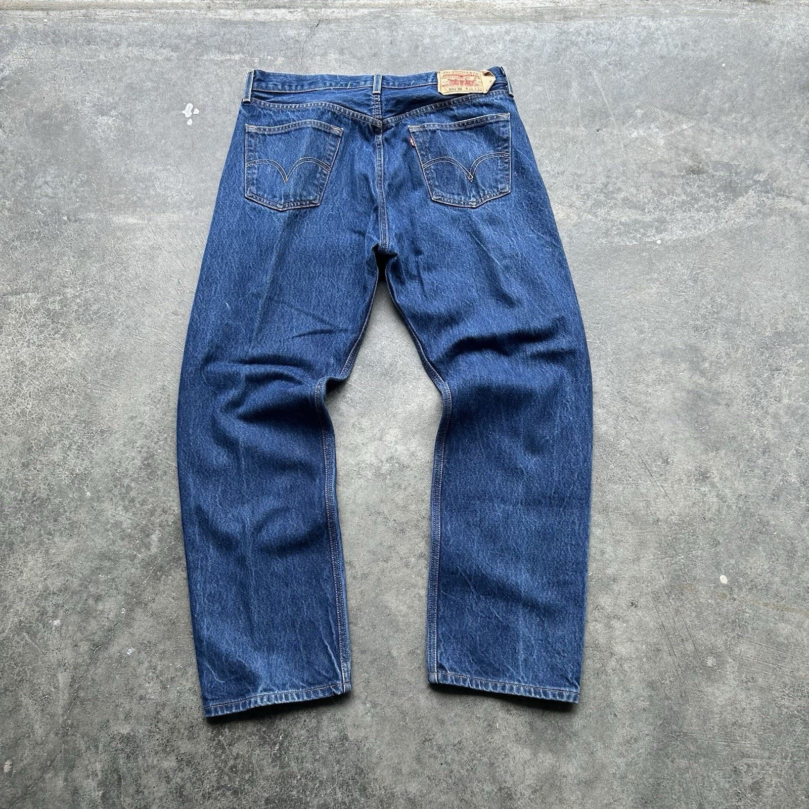 Levi's Vintage Levi’s 501xx Jeans Men’s 34 X 32 Dark Wash Western Size US 34 / EU 50 - 1 Thumbnail