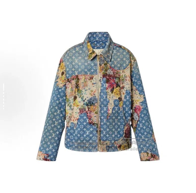 Louis Vuitton Louis Vuitton Do Old Destruction Floral Denim Cotton Jacke Size US M / EU 48-50 / 2 - 6 Thumbnail