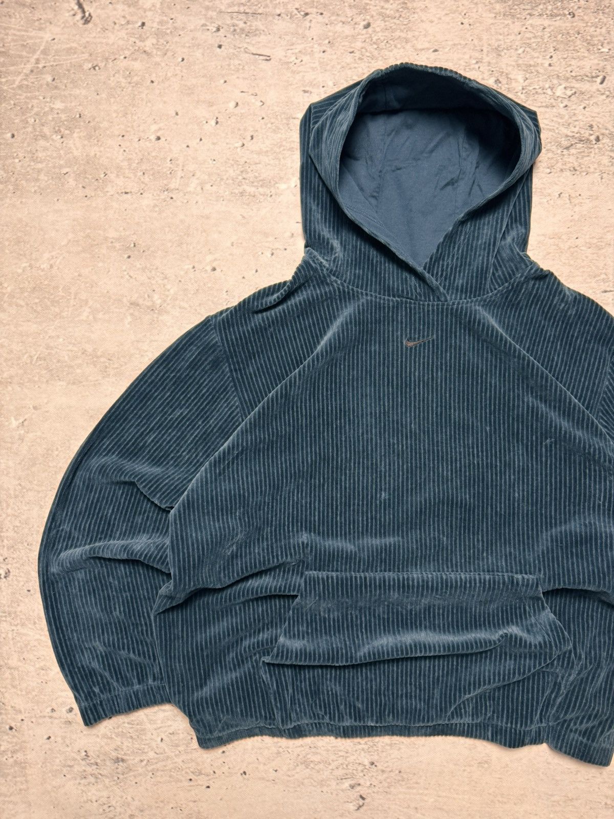 Nike × Vintage NIKE VINTAGE CENTER LOGO OVERSIZE BOXY HOODIE Size US XL / EU 56 / 4 - 2 Thumbnail