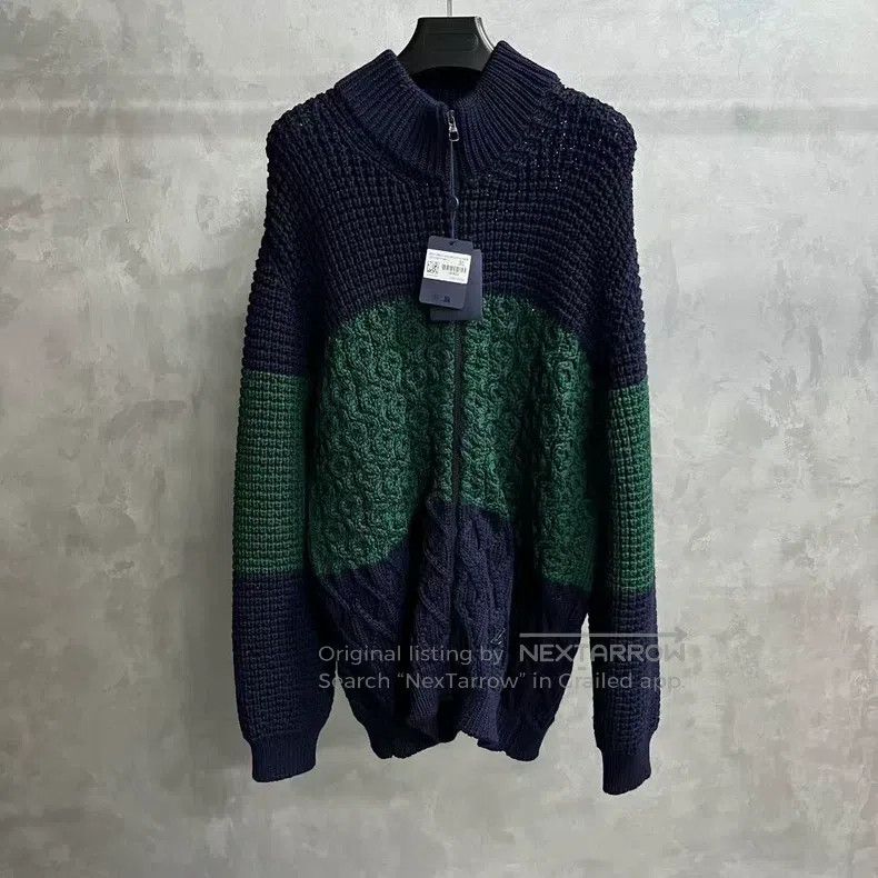 Louis Vuitton Louis Vuitton Color-block zip-up collar long-sleeve baggy Size US XXL / EU 58 / 5 - 1 Thumbnail
