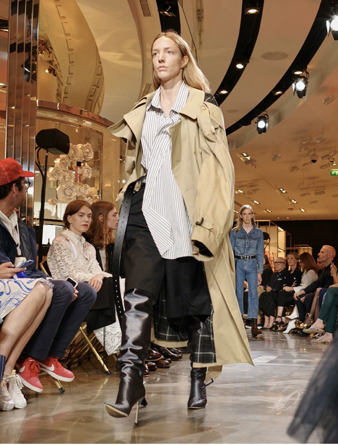 SS17 Vetements x CDG Oversized Stripe Shirt