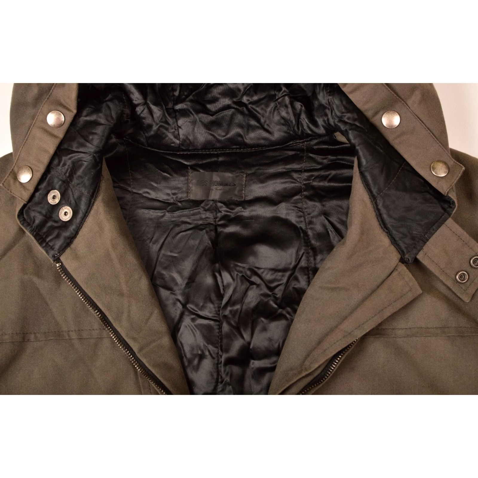 Les Hommes VINTAGE Les Hommes Wax Cotton Anorak Jacket Made in Belgium Size 54 Gray Mens Jacket Size US L / EU 52-54 / 3 - 5 Thumbnail