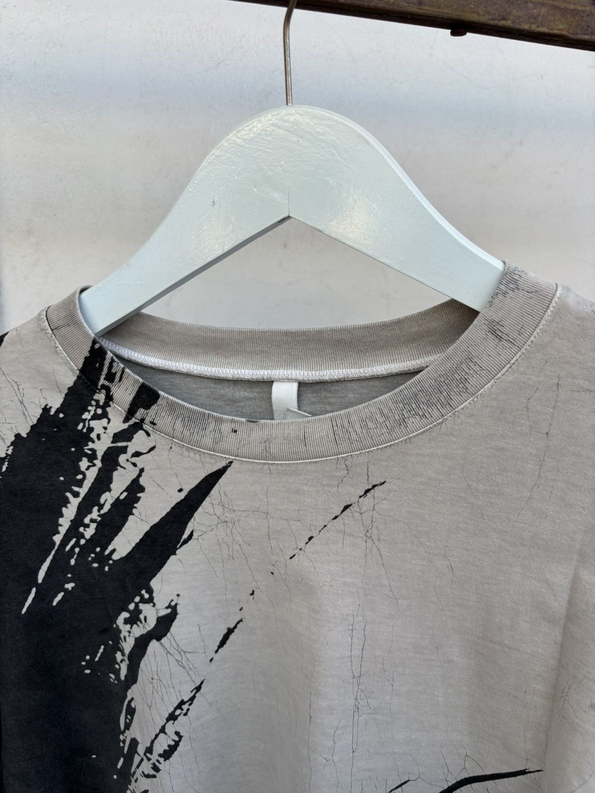 Kazuyuki Kumagai Attachment SAMPLE Brushed Stroke Washed T-shirt Size US L / EU 52-54 / 3 - 10 Thumbnail