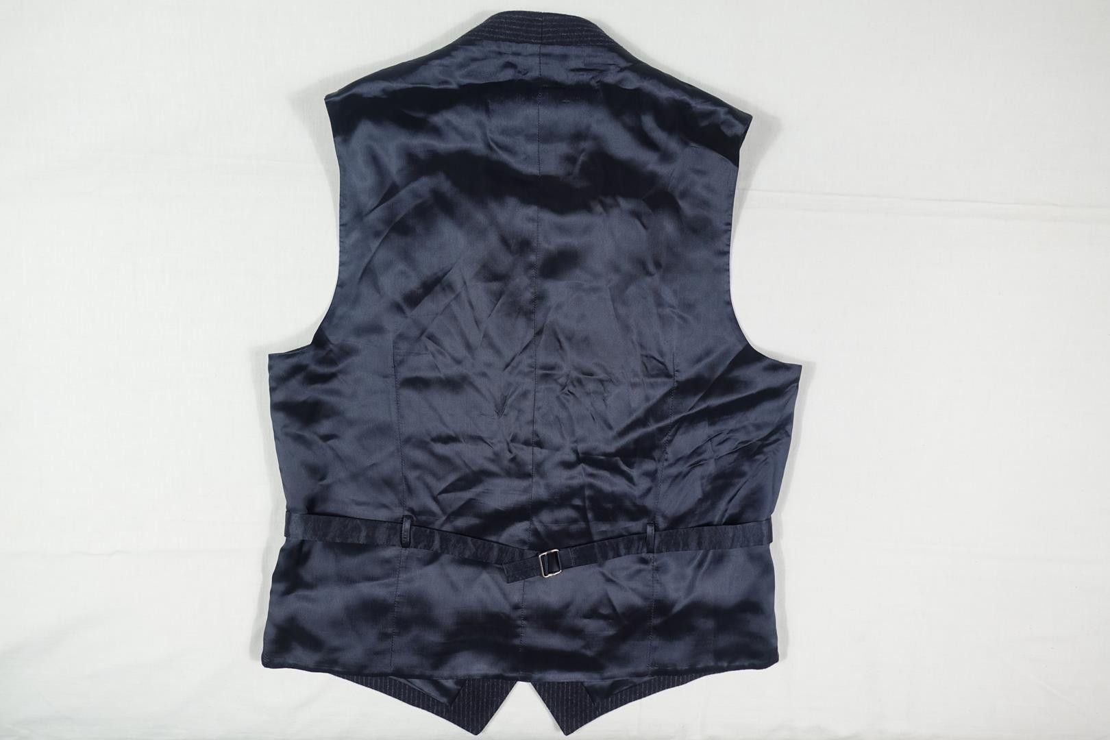 Rugby Ralph Lauren Ralph Laurenh Rugby Vest Waistcoat Suit Navy Striped Wool 40 Size 40R - 2 Thumbnail